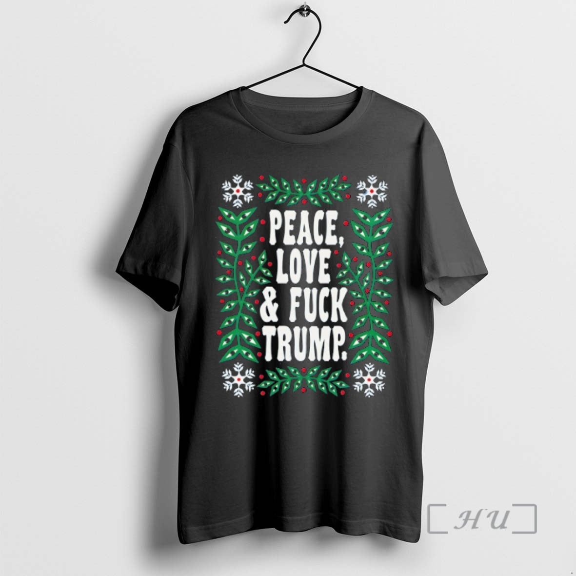 Officials Peace Love And Fuck Trump - clothing by TeeHivey.com