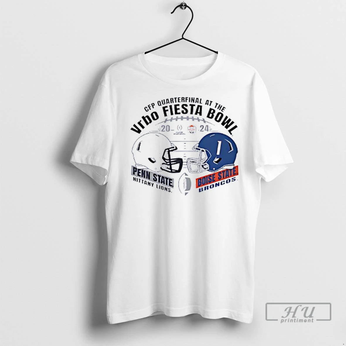 Officials Penn State Nittany Lions 2024 Vrbo Fiesta Bowl Dueling Helmet T Shirt