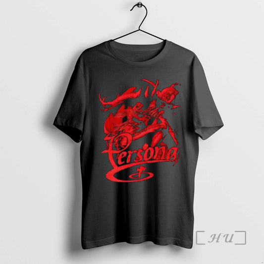 Officials Persona Arsene Protagonist Red Silhouette Gothic Anime Design