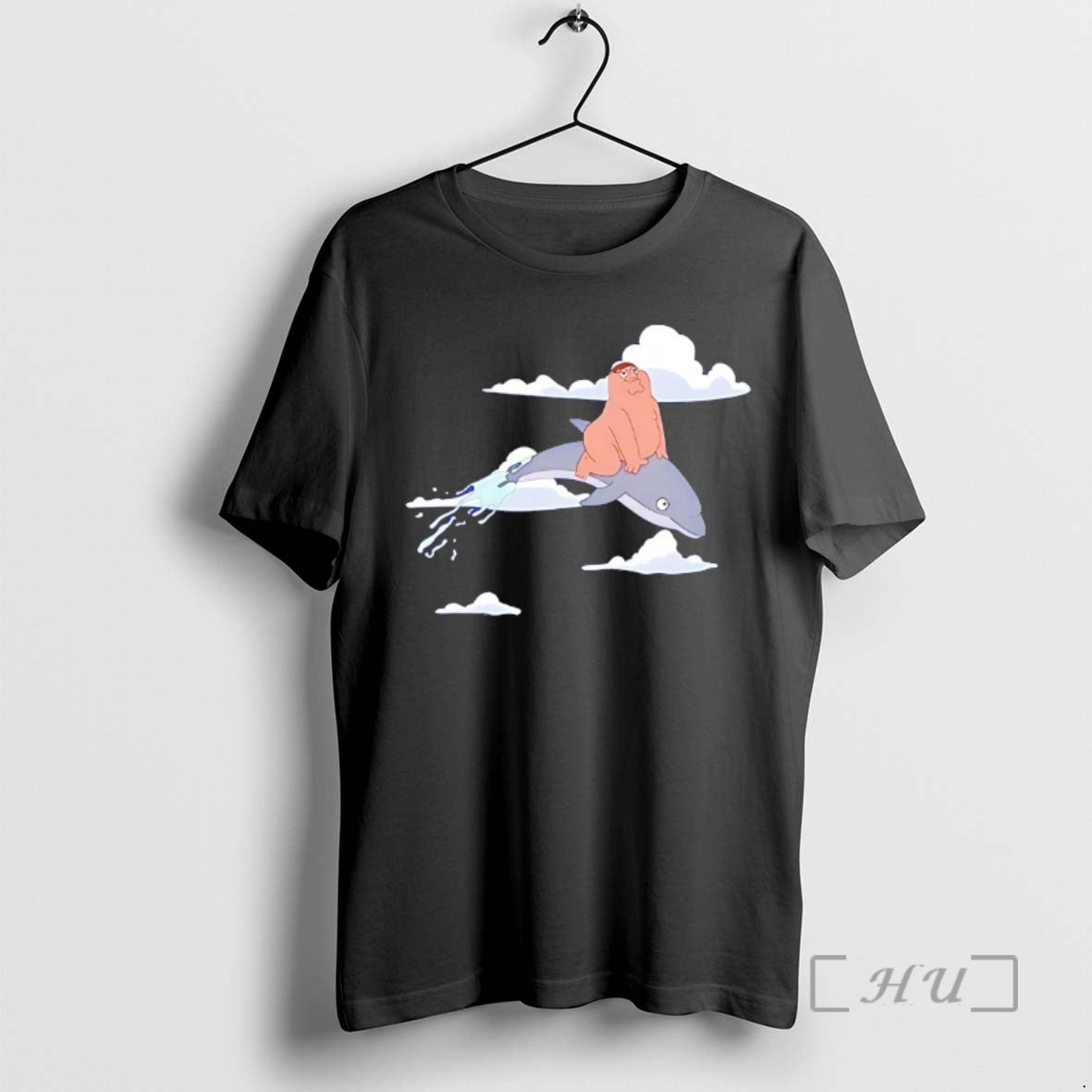 Officials Peter Griffin Riding Dolphin Family Guy - clothing by TeeHivey.com