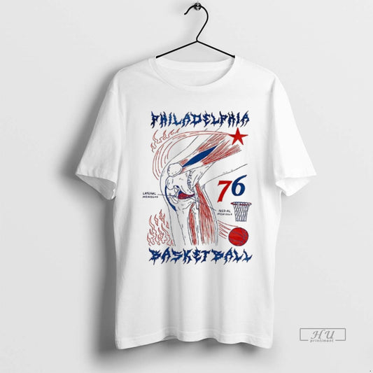 Officials Philadelphia Basketball Lateral Meniscus And Medial Meniscus - clothing by TeeHivey.com