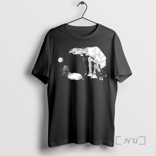 Picking Up Feces With A Huge Poop Bag Empire Robot Dog - clothing by TeeHivey.com