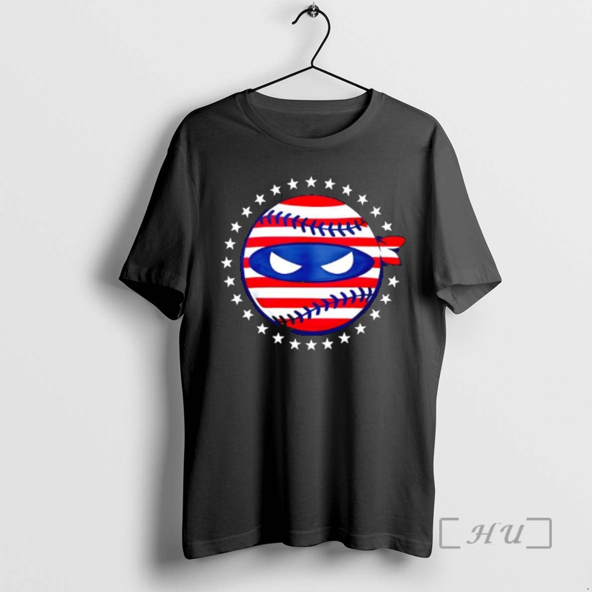 Officials Pitching Ninja X Usa Flag Baseball