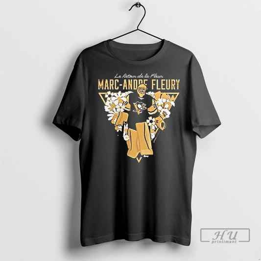 Officials Pittsburgh Penguins Marc Andre Fleury 2025 2 Sided T Shirt