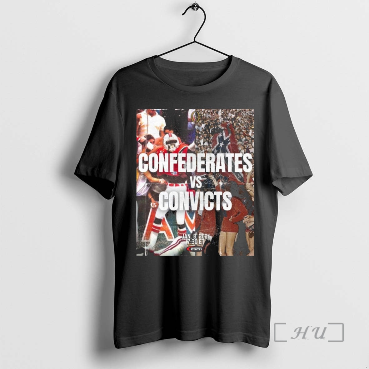 Officials Playoff Koozie Confederates Vs Convicts January 8 2026 Ole Miss Vs Premium T Shirts - clothing by TeeHivey.com