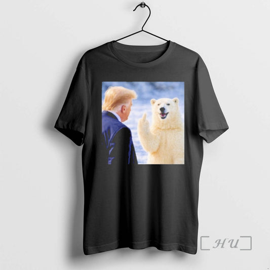 Polar Bear Middle Finger Trump Anti Ice - clothing by TeeHivey.com