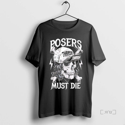 Officials Posers Must Die Skull - clothing by TeeHivey.com