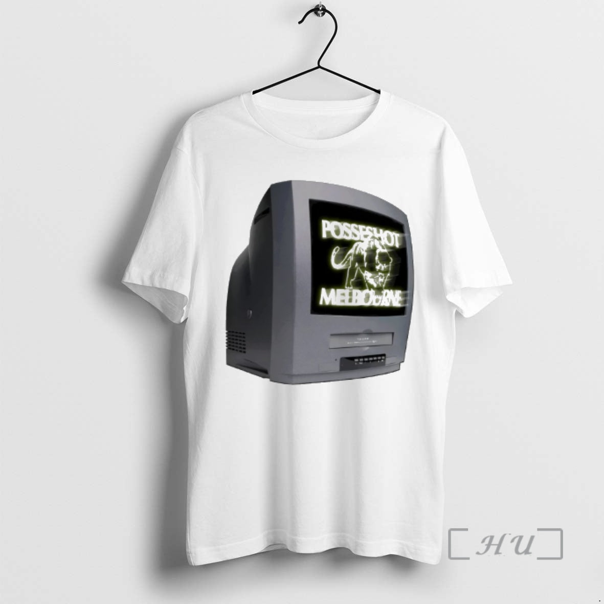 Officials Posseshot Melbourne Tv Glow Front Print - clothing by TeeHivey.com