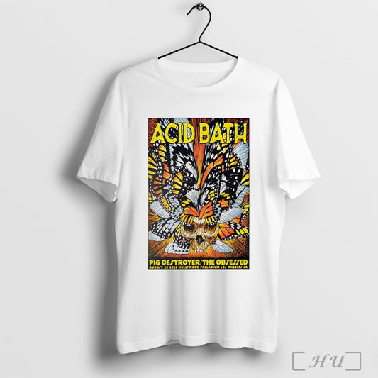 Officials Poster Acid Bath August 28 2025 Hollywood Palladium In Hollywood Ca T Shirt