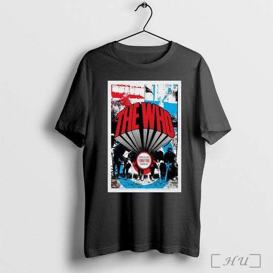 Officials Poster The Who Tour 26 August 2025 Fenway Park Boston Ma T Shirt