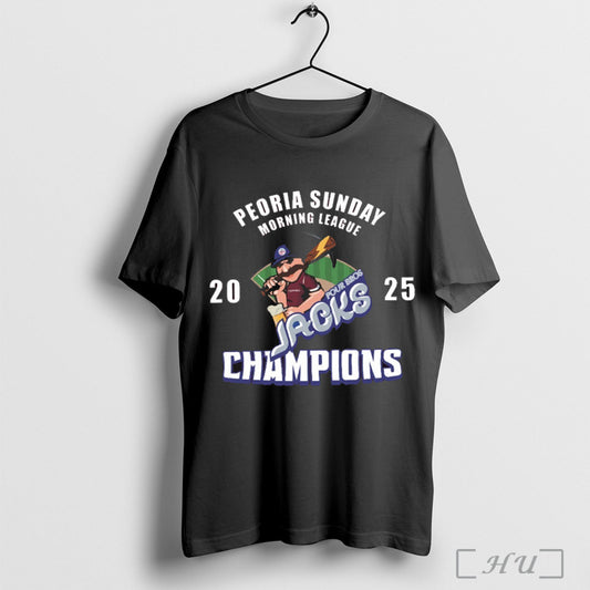 Officials Pour Bros Jacks Champions Peoria Sunday Morning League In 2025 T Shirt