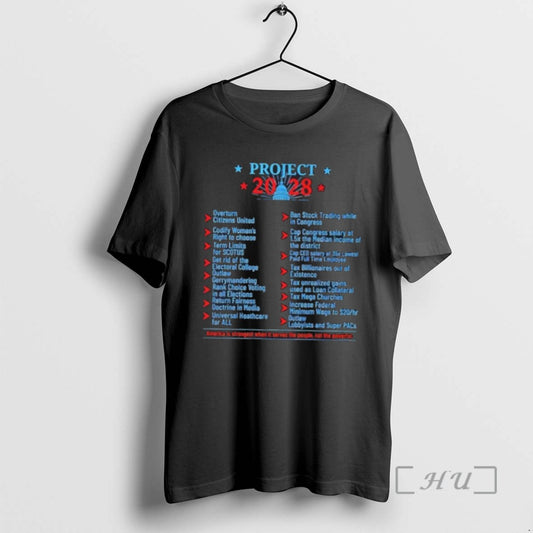Officials Project 2028 America Is Strongest When It Serves The People Not The Powerful Shirts - clothing by TeeHivey.com