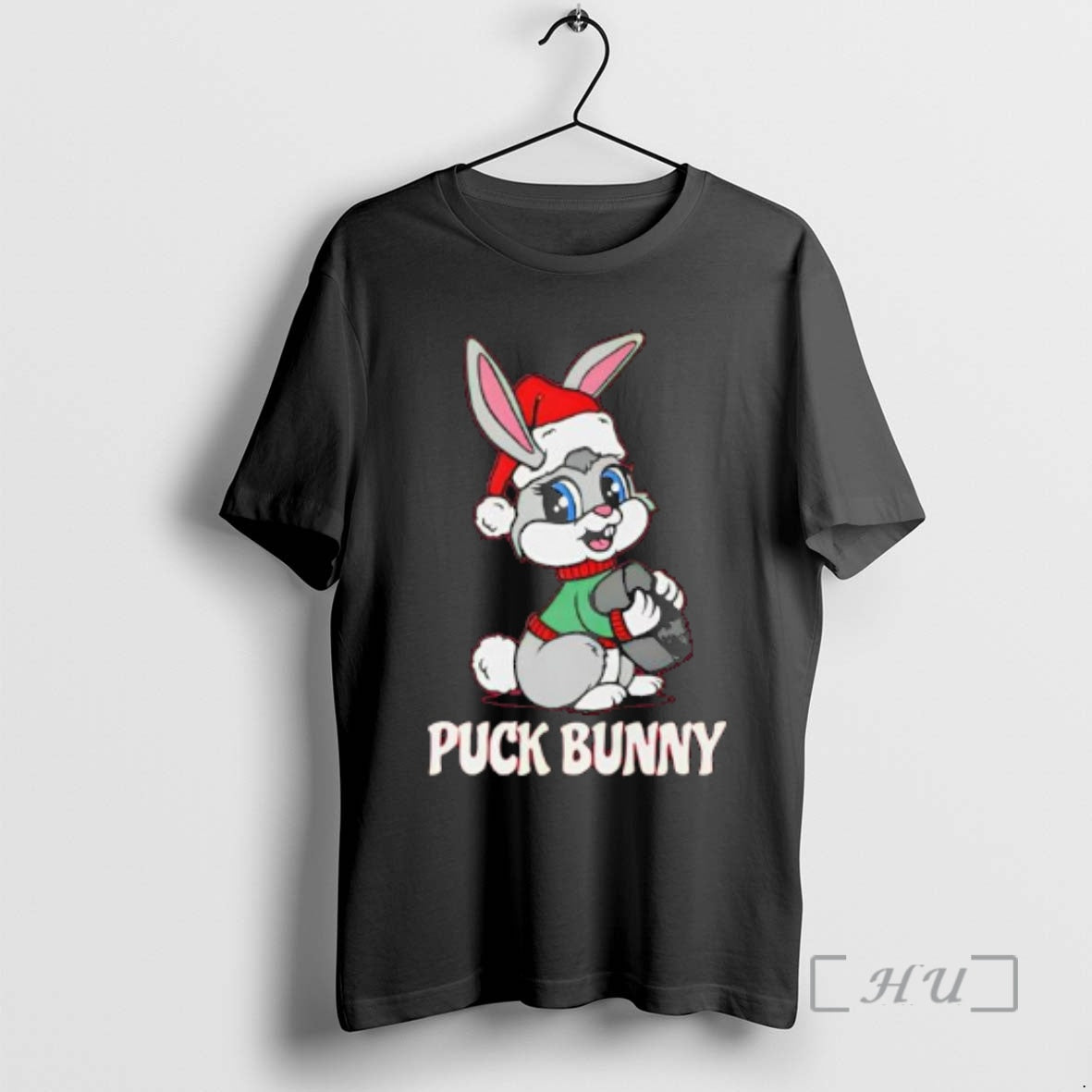 Officials Puck Bunny Santa Hat - clothing by TeeHivey.com
