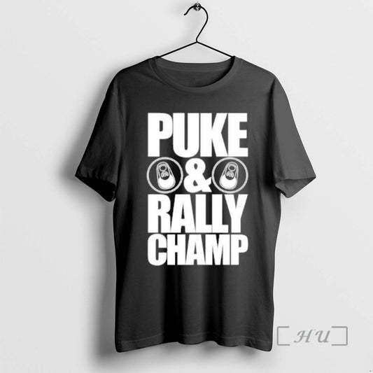 Officials Puke And Rally Champ