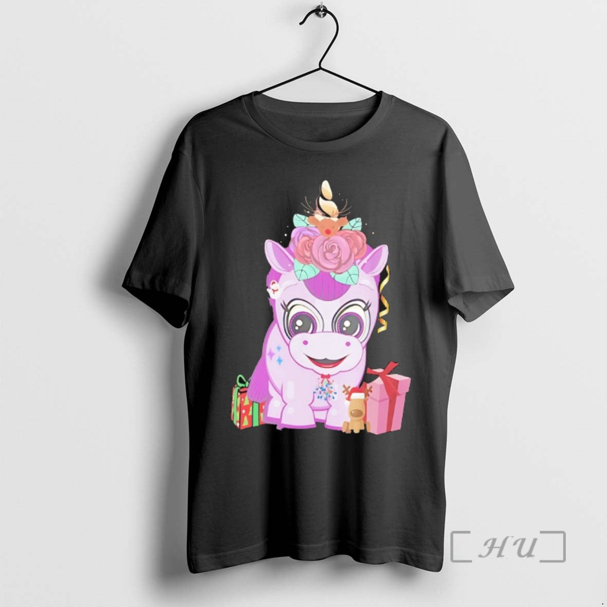 Officials Purple Unicorn Christmas Gifts Reindeer Bow Holiday - clothing by TeeHivey.com