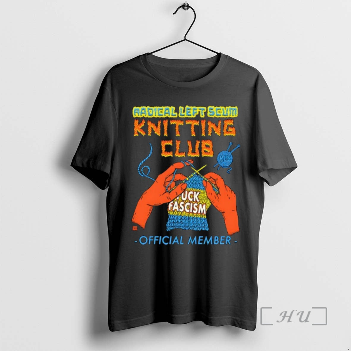 Officials Radical Left Seum Knitting Club Fuck Fascism Member - clothing by TeeHivey.com