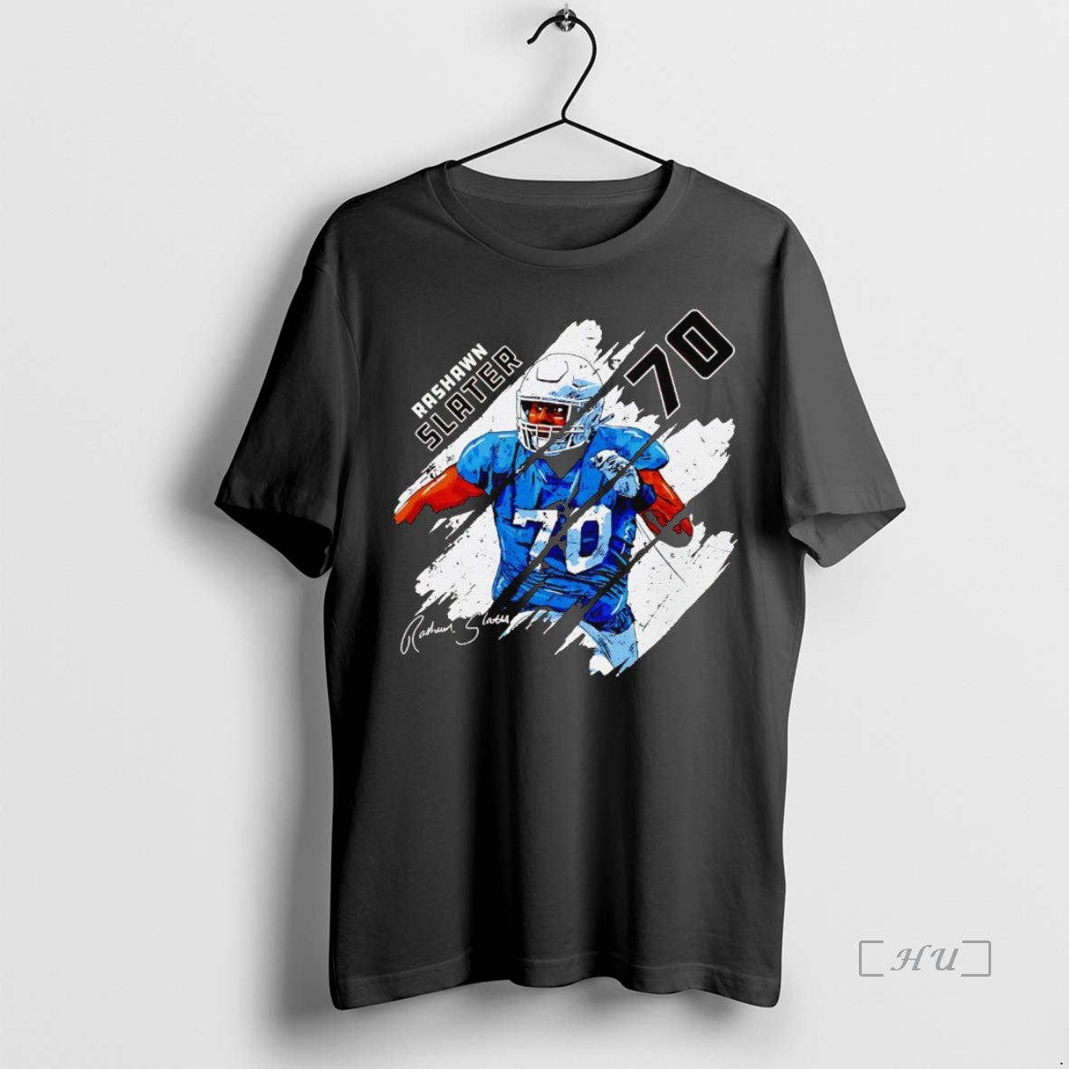 Officials Rashawn Slater Stripes Signature Los Angeles Chargers - clothing by TeeHivey.com
