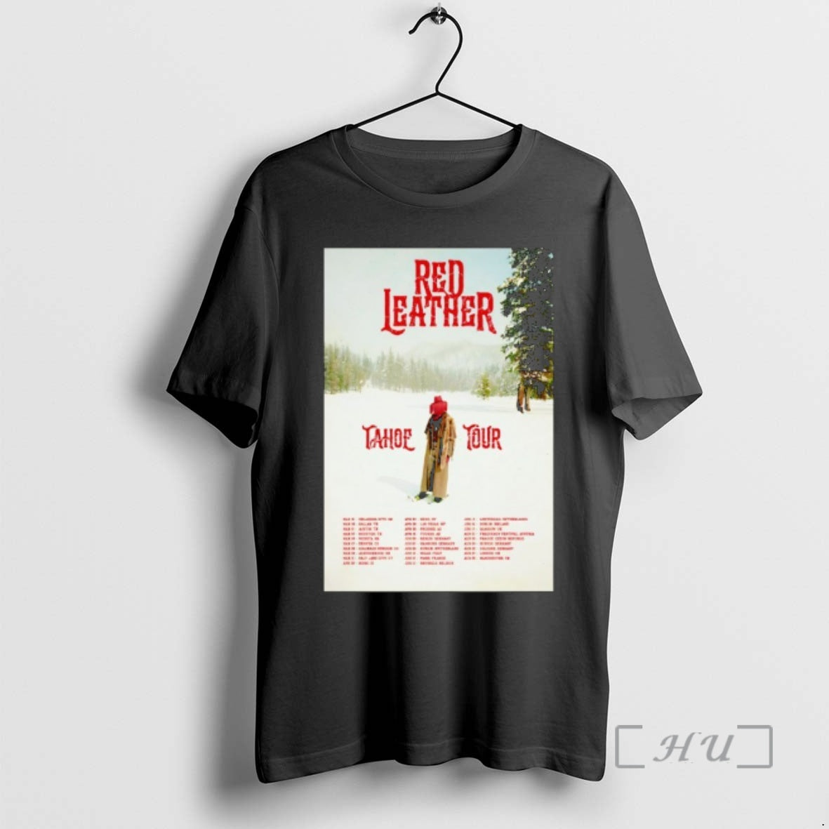 Officials Red Leather Tahoe World Tour 2026 - clothing by TeeHivey.com