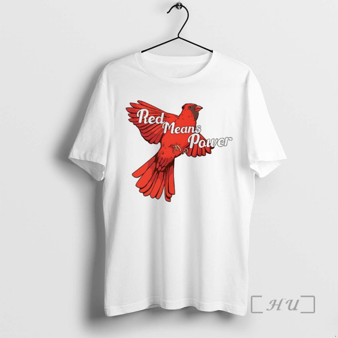 Officials Red Means Power L Northern Cardinal Bird - clothing by TeeHivey.com