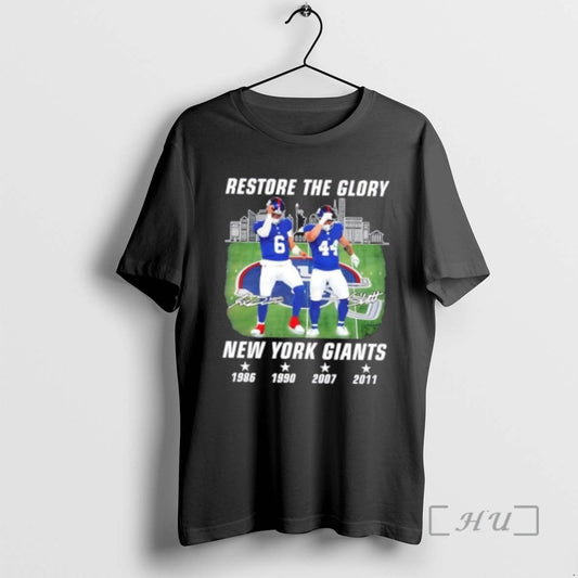 Officials Restore The Glory New York Giants Jaxson Dart And Cam Skattebo Dance Signatures - clothing by TeeHivey.com