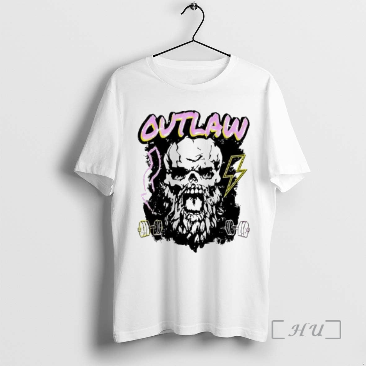 Officials Retro Outlaw Skull Graphic - clothing by TeeHivey.com
