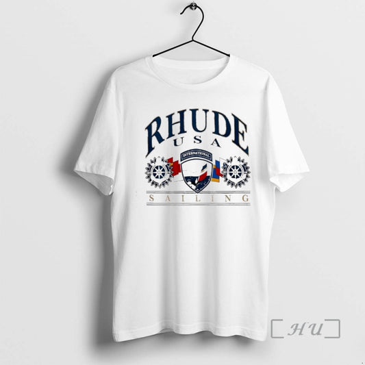 Officials Rhude International Sailing Usa Graphic - clothing by TeeHivey.com