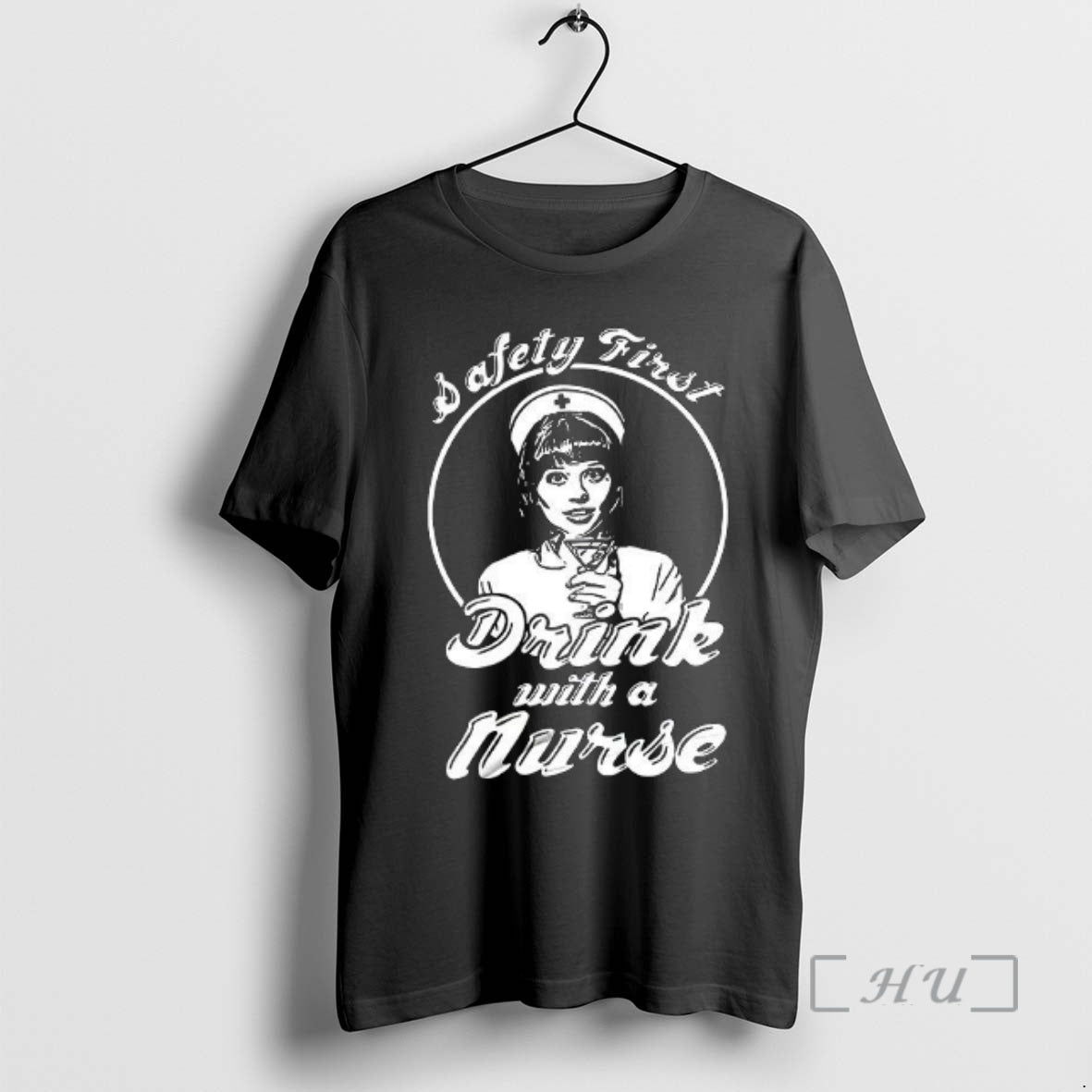 Officials Safety First Drink With A Nurse - clothing by TeeHivey.com