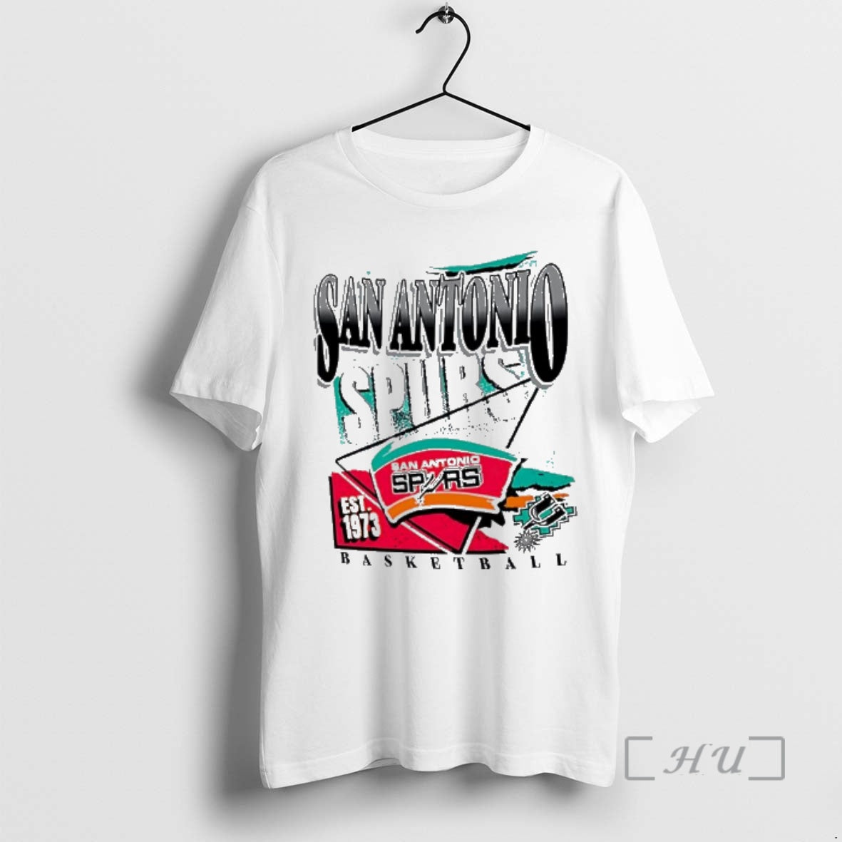 Officials San Antonio Spurs Basketball Est 1973 Logo