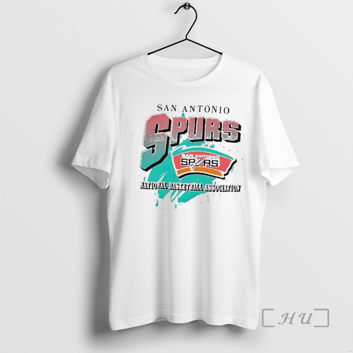 Officials San Antonio Spurs National Basketball Association Retro Splash Logo
