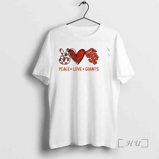Officials San Francisco Giants Baseball Peace Love Giants Logo
