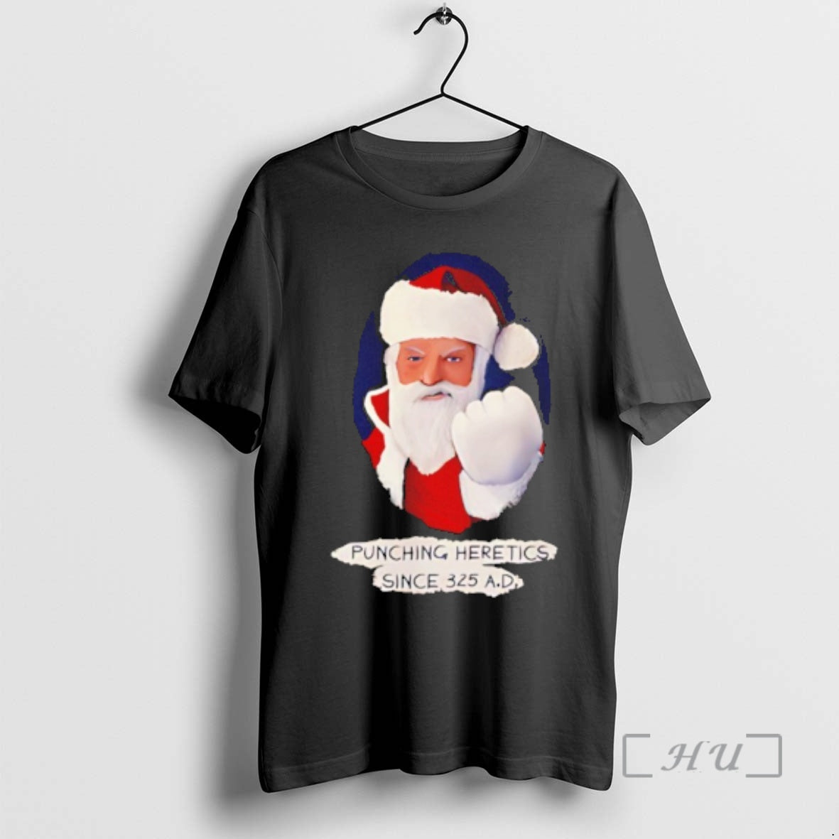 Officials Santa Punching Heretics Since 325 Ad Christmas - clothing by TeeHivey.com