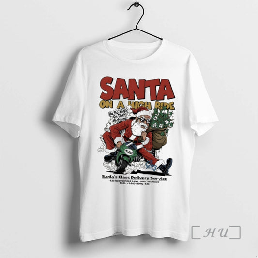 Officials Santa On A High Ride Santas Claus Delivery Service - clothing by TeeHivey.com