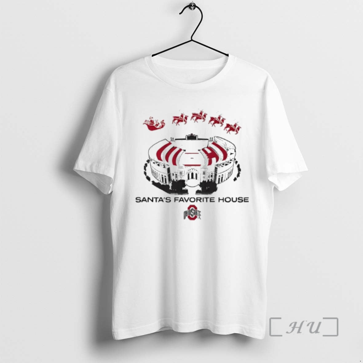 Officials Santas Favorite House Ohio State Football Ohio Stadium - clothing by TeeHivey.com