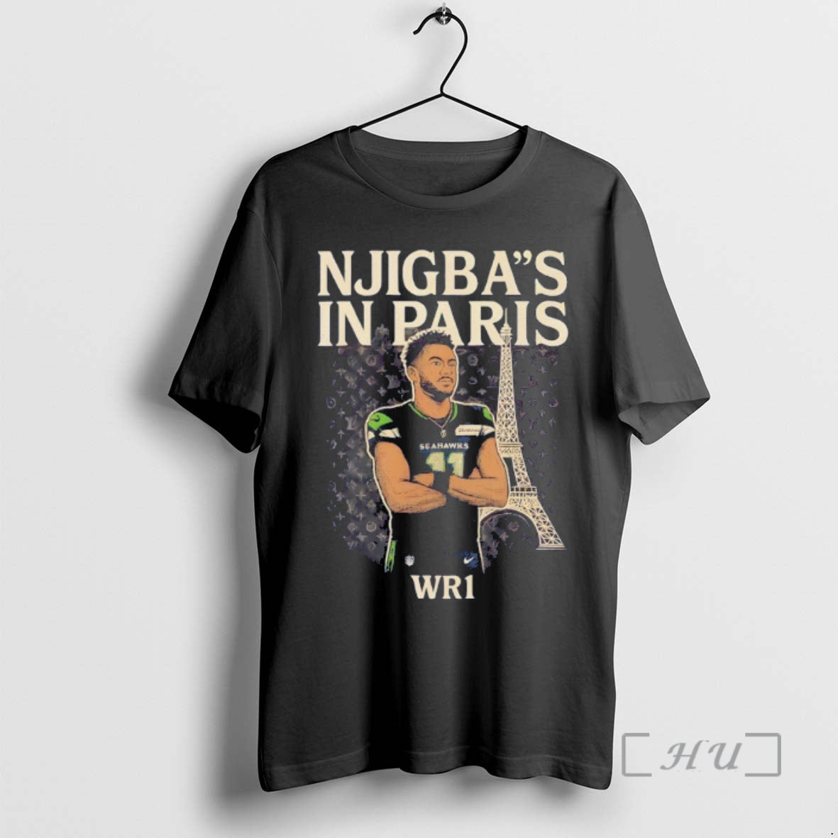 Seahawks Jaxon Smith Njigba Njigabas In Paris - clothing by TeeHivey.com