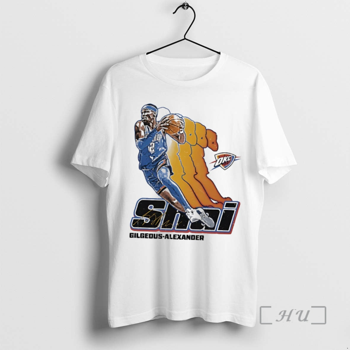 Officials Shai Gilgeous Alexander Oklahoma City Thunder Signature Retro - clothing by TeeHivey.com