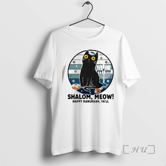 Officials Shalom Meow Happy Hanukkah Yall Vintage - clothing by TeeHivey.com