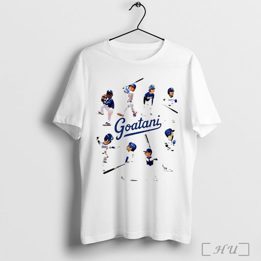 Officials Shohei Ohtani Goatani Los Angeles Dodgers Baseball Player Mini Collage T Shirt