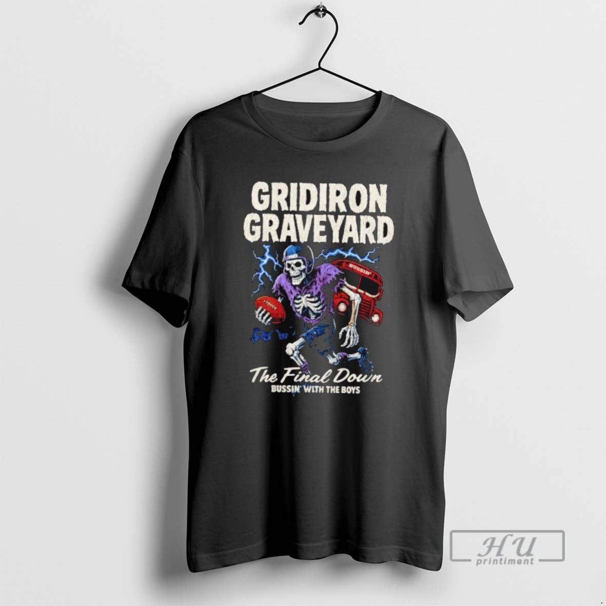 Officials Skeleton Gridiron Graveyard The Final Down T Shirt