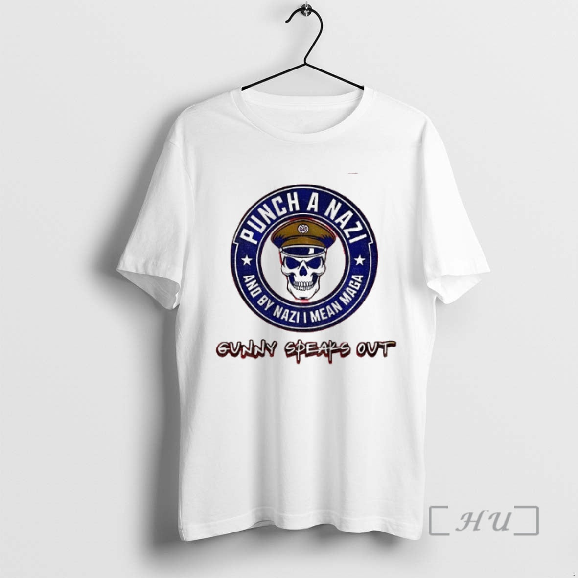 Officials Skeleton Punch A Nazi And By Nazi I Mean Maga Gunny Speaks Out Premium - clothing by TeeHivey.com