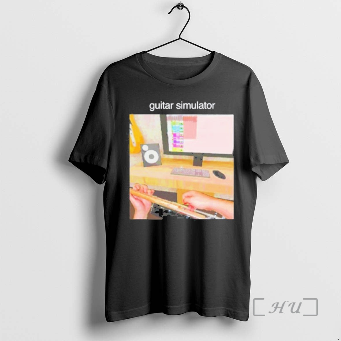 Officials Skull Guitar Simulator - clothing by TeeHivey.com