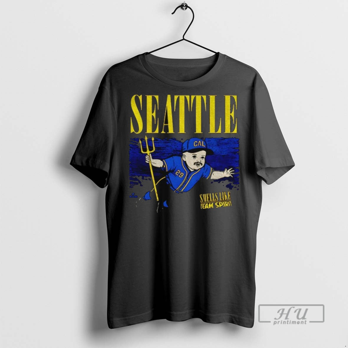 Officials Smells Like Team Spirit Cal Raleigh Seattle Mariners Never Mind Movie Style - clothing by TeeHivey.com
