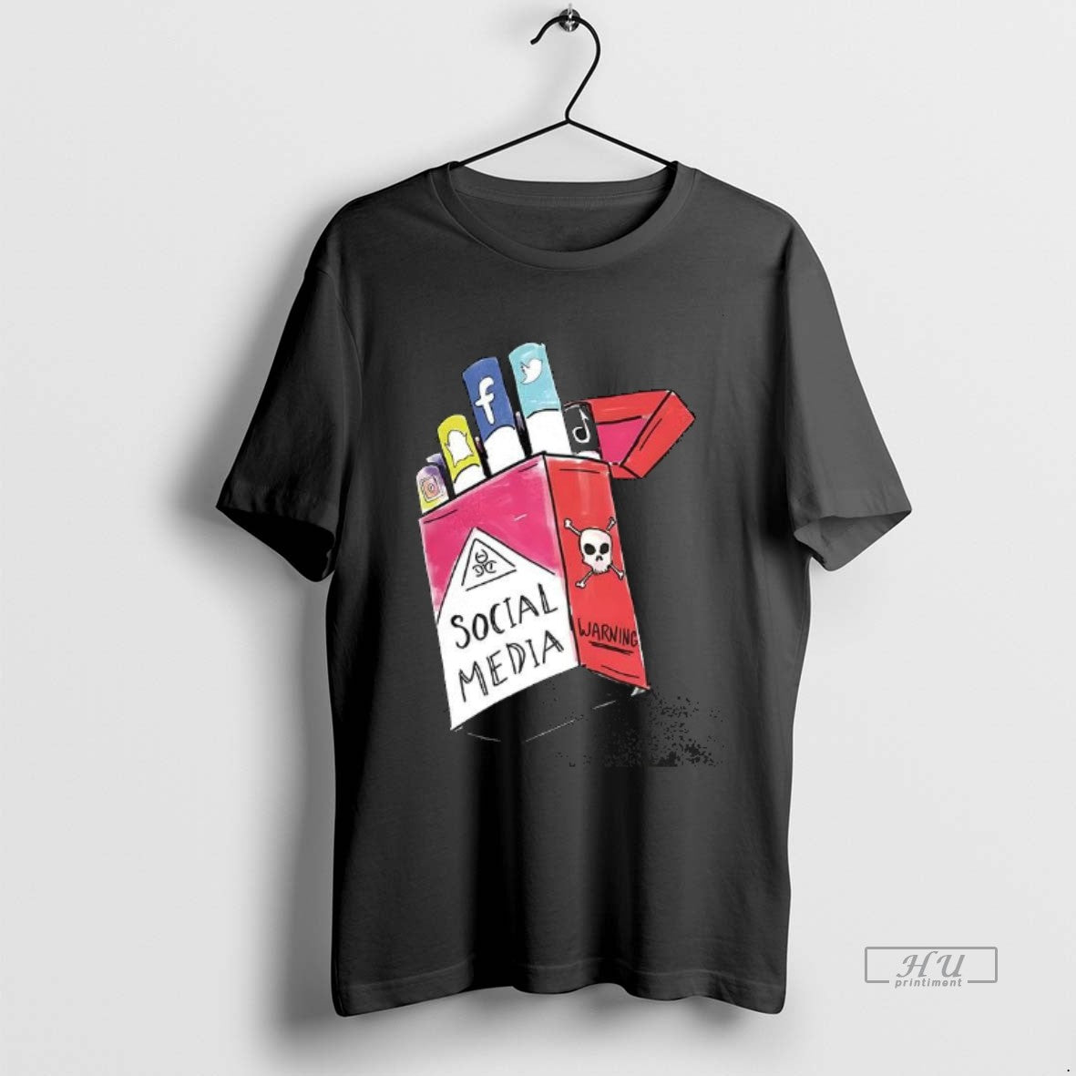 Officials Social Media Pack Warning Cigarette Pack - clothing by TeeHivey.com