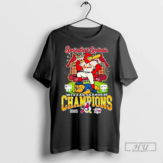Officials Springfield Cardinals Beat Midland Rockhounds 2025 Texas League Champions T Shirts