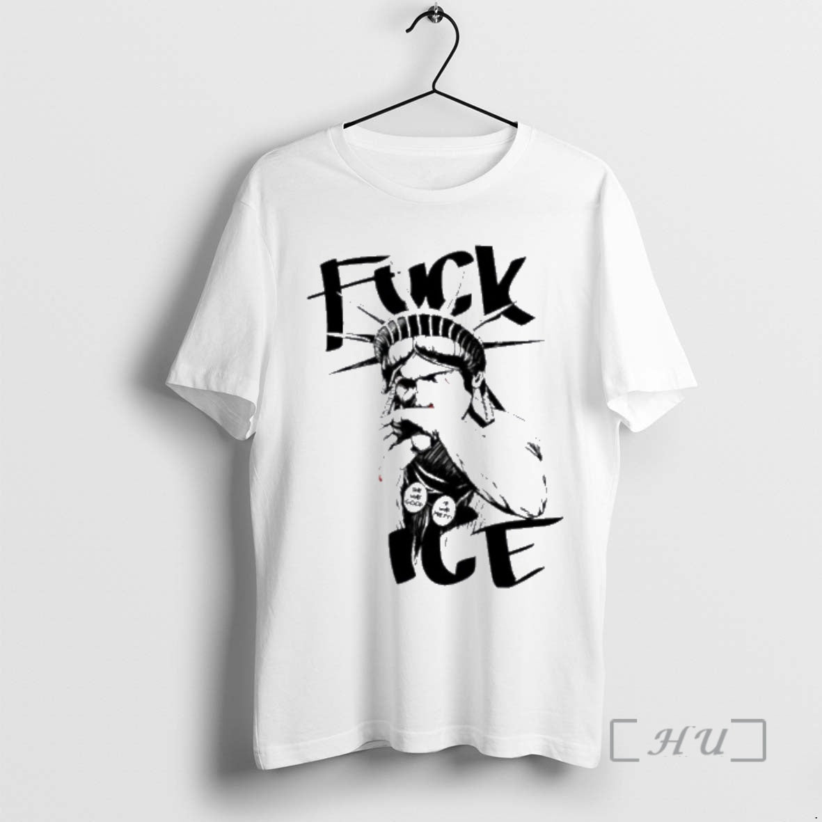Statue Of Liberty Fuck Ice - clothing by TeeHivey.com