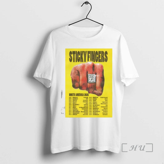 Officials Sticky Fingers North America 2026 Tour - clothing by TeeHivey.com