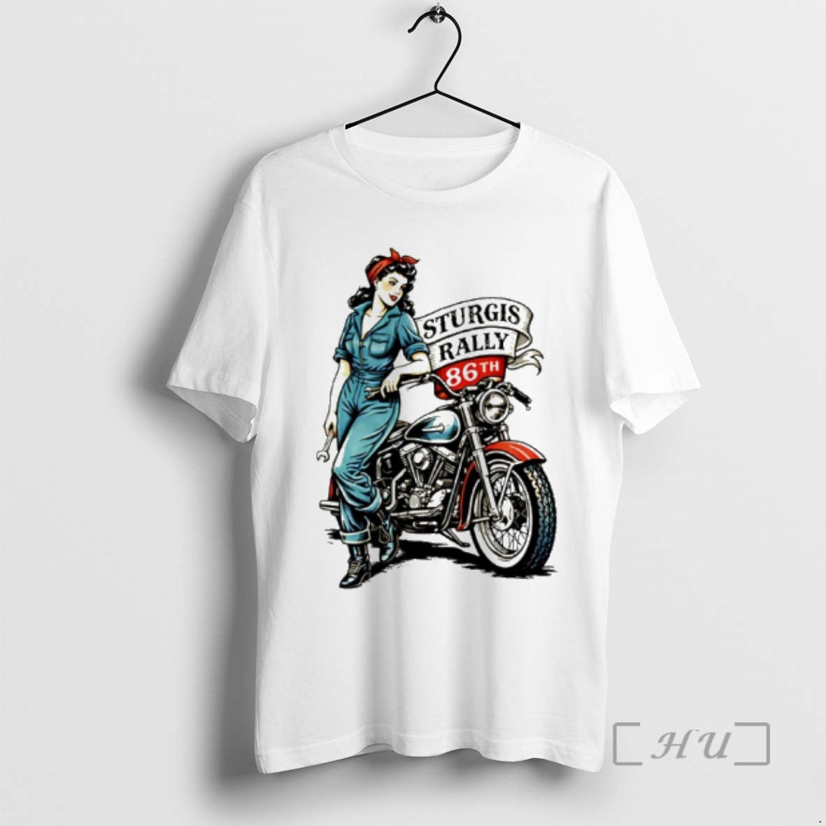 Officials Sturgis Iron Rose Pin Up 86th Anniversary 2026 - clothing by TeeHivey.com