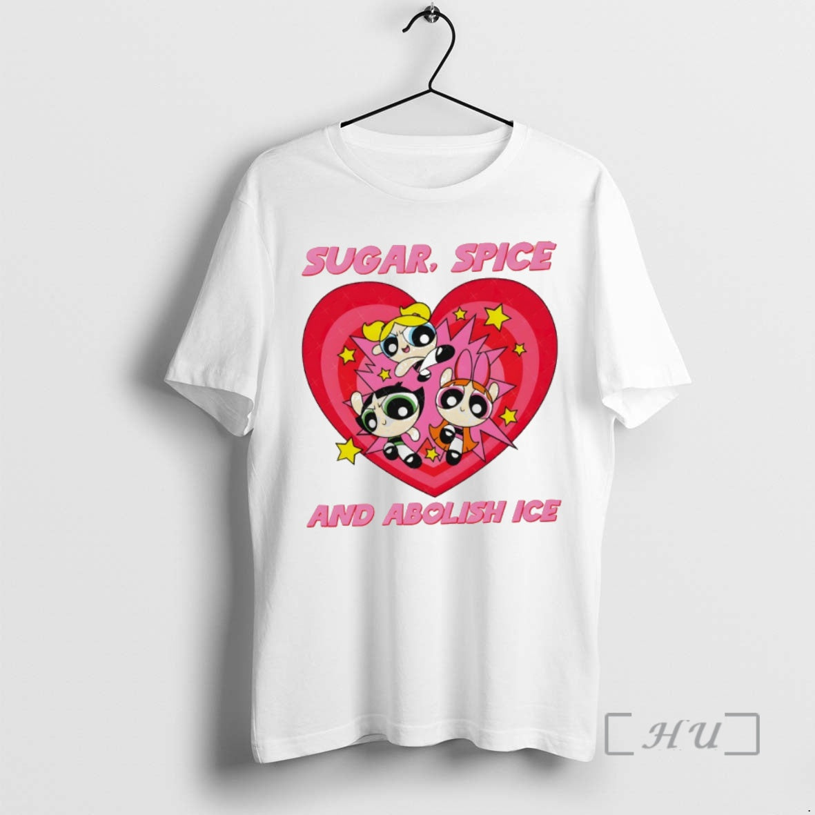 Sugar Spice And The Powerpuff Girls Abolish Ice Cartoon - clothing by TeeHivey.com