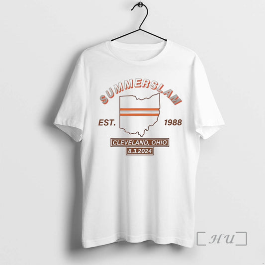 Officials Summerslam Cleveland Ohio Est 1988 - clothing by TeeHivey.com