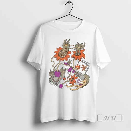 Officials Super Enjoy Dj Animals Graphic Circle White - clothing by TeeHivey.com