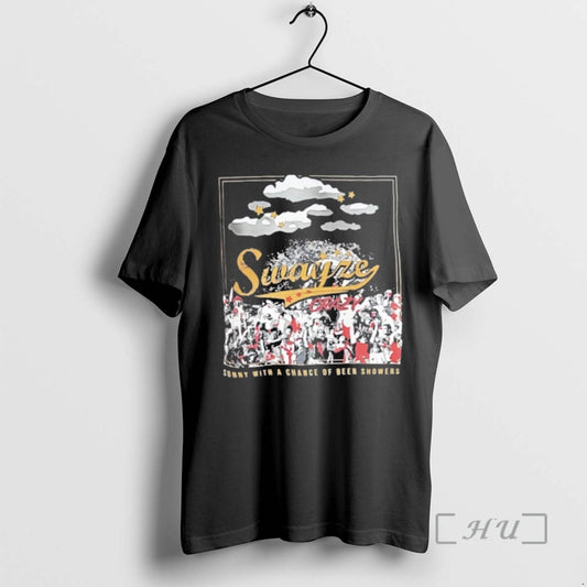 Officials Swayze Crazy Sunny With A Chance Of Beer Showers - clothing by TeeHivey.com